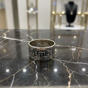 Sterling Silver Straub  American Indian Ring size 7 weight 14.40 G